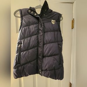 Women's American Eagle Navy Puffer Vest Size L